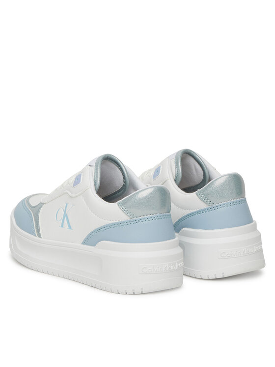 Calvin Klein Jeans Sneakers Calvin Klein Jeans Low Cut Lace-Up V3A9-82020-1355 Alb