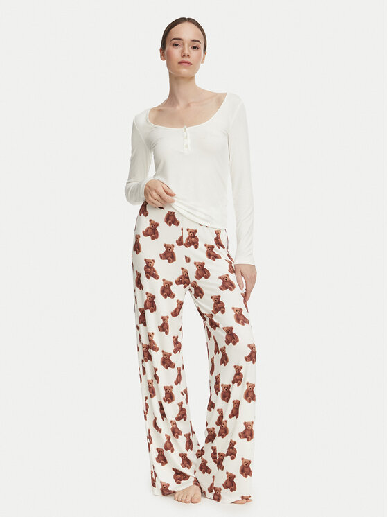 Guess Guess Pijama O6BX01 K5026 Crema Regular Fit