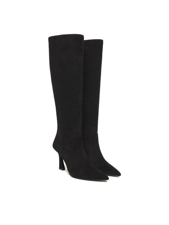 Stuart Weitzman Чоботи Stuart Weitzman Vinnie Zip SM588 Чорний