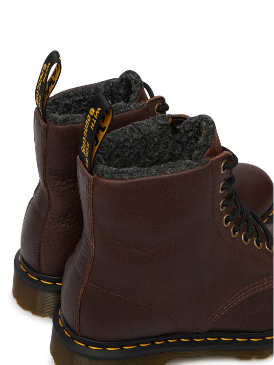 Dr. Martens Trapery Dr. Martens 1460 Fleece Lined Grizzly DM31873201 Brązowy