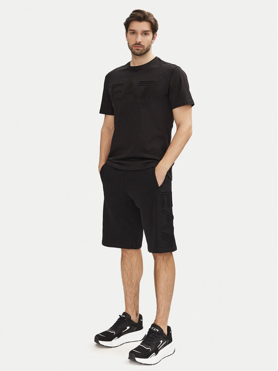 EA7 Emporio Armani EA7 Emporio Armani Футболка 7M000149 AF14772 UC001 Чорний Regular Fit