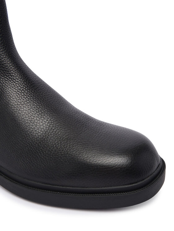 Calvin Klein Sztyblety Calvin Klein Dress Lug Chelsea Boot Lth YM0YM01389 Czarny