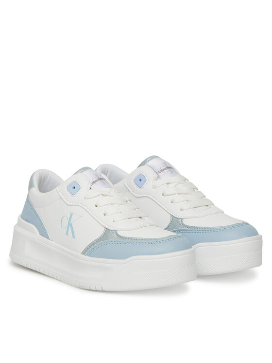 Calvin Klein Jeans Sneakers Calvin Klein Jeans Low Cut Lace-Up V3A9-82020-1355 Alb