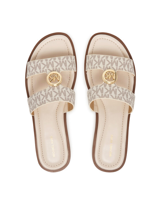 MICHAEL Michael Kors Шльопанці MICHAEL Michael Kors Ering Flat 40S6ERFS2B Écru
