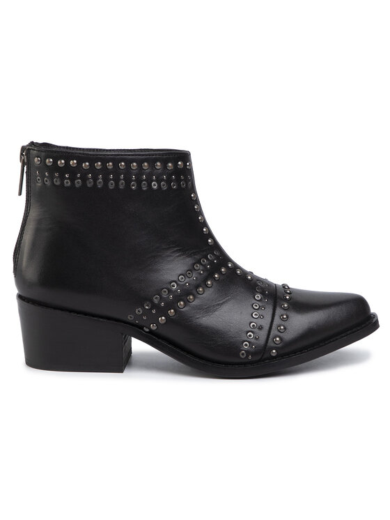 QUAZI Īsie zābaki QUAZI QZ-02-03-000418 Melns