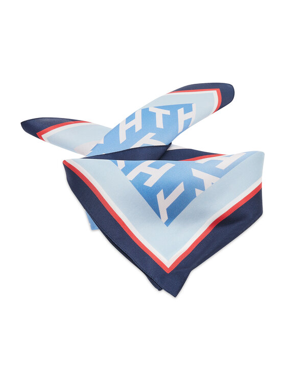 Tommy Hilfiger Apaszka Tommy Hilfiger Iconic Pop Silk AW0AW12174 Niebieski