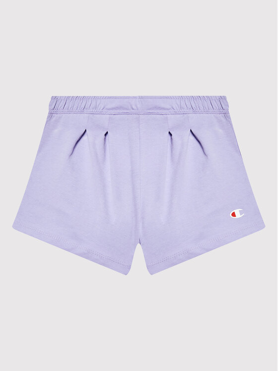 Champion Champion Póló és rövidnadrág szett 404397 Lila Custome Fit