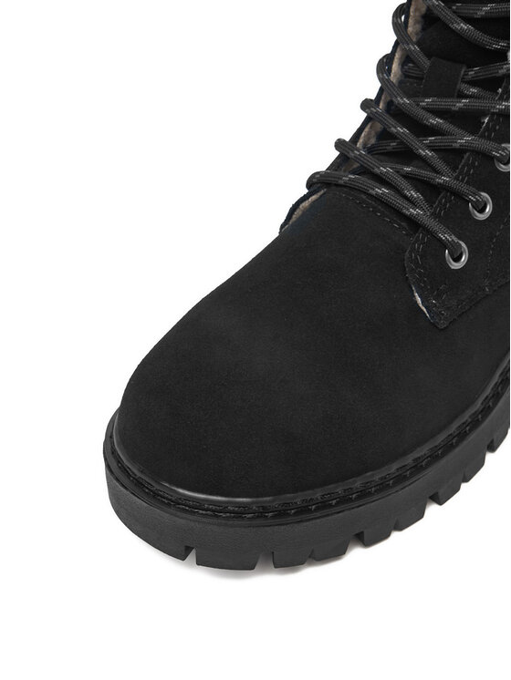 Guess Jeans Schnürstiefeletten Guess Jeans EO-V12-1303 Schwarz