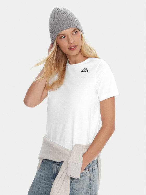 Kappa Kappa Комплект футболок Logo Alyce 322564W Білий Regular Fit