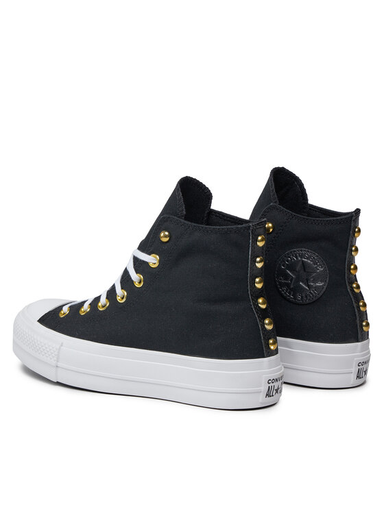 Converse Кеди Converse Chuck Taylor All Star Lift Platform Star Studded A05453C Чорний