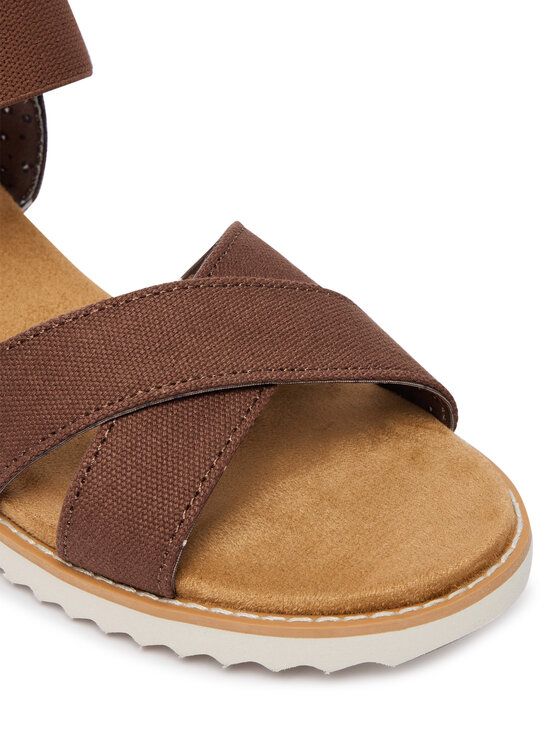 Skechers Босоніжки Skechers BOBS Desert Kiss - Golden Lily 114418/CHOC Коричневий