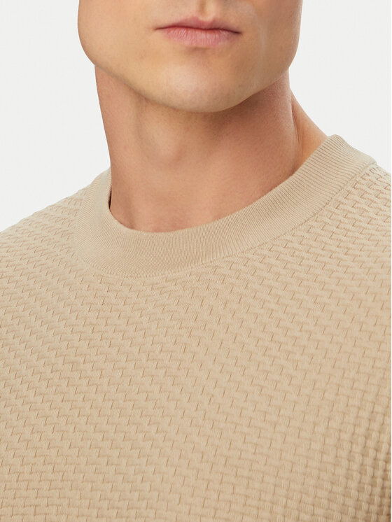 BOSS BOSS Светр H-Nilton 50560468 Світло-бежевий Regular Fit