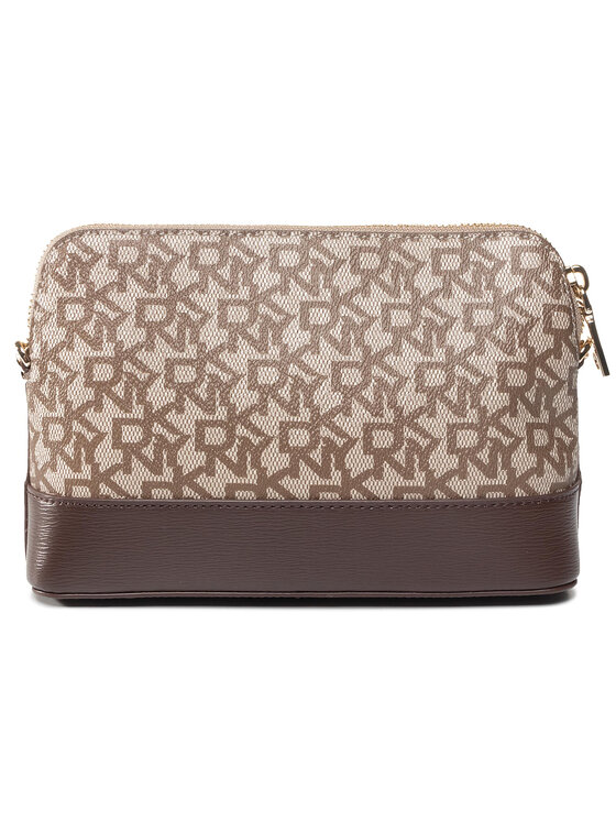 DKNY Ročna torba DKNY Bryant Park Logo R01E4655 Rjava