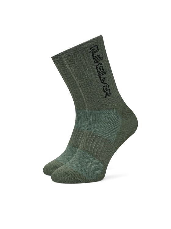 Quiksilver Дълги чорапи Quiksilver AS_QUIKSILVER_100W_SS25 (3-PACK) Каки