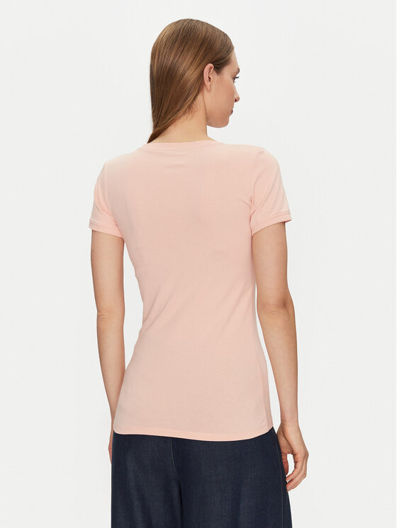 Guess Guess Футболка W2YI45 J1314 Оранжевий Slim Fit