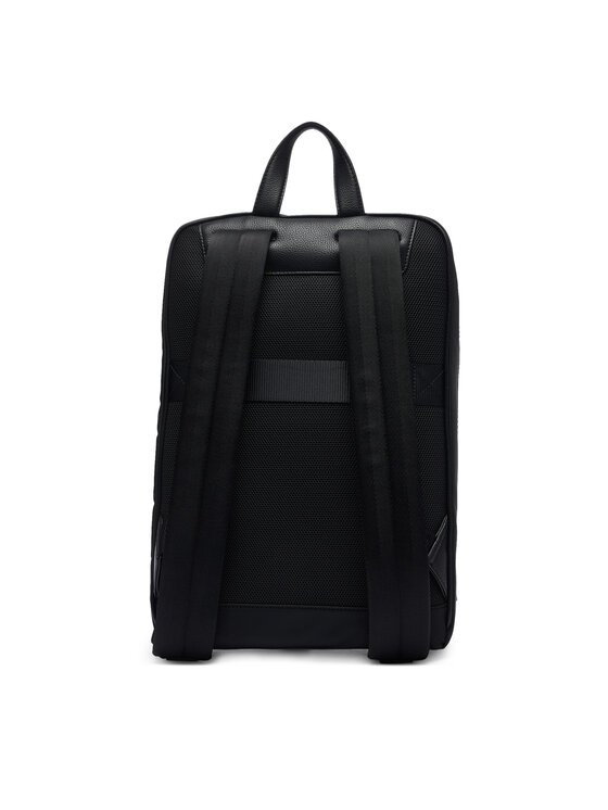 Calvin Klein Rucsac Calvin Klein Ssnl Raised Logo Double Pocket B LV04D3498G Negru