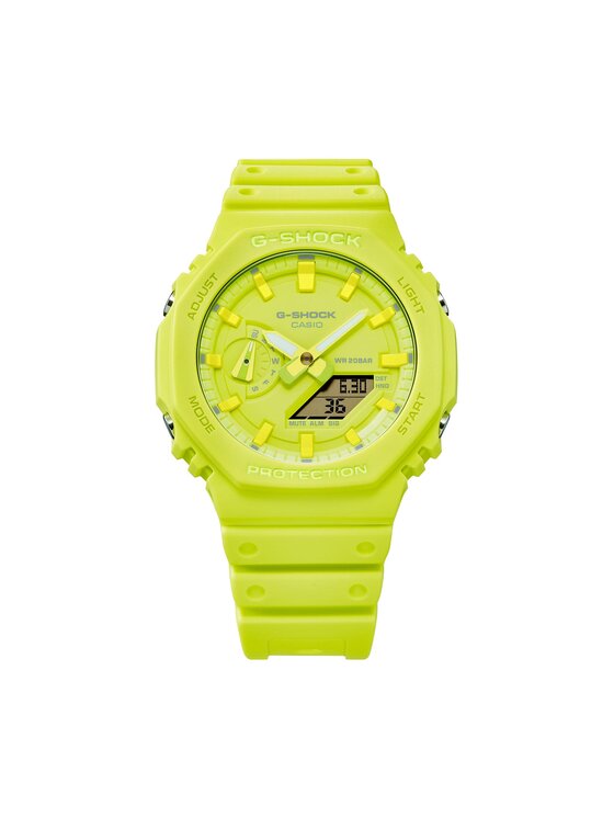 G-Shock Годинник G-Shock GA-2100-9A9ER Жовтий