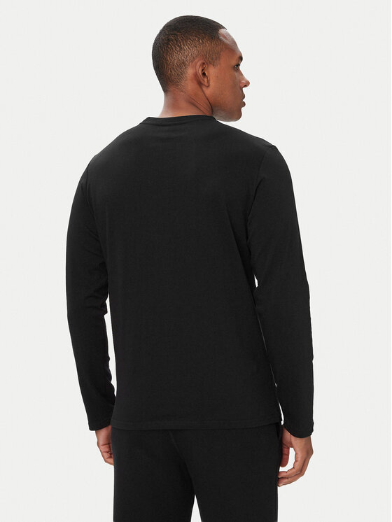 Kappa Kappa Longsleeve 382J2RW Μαύρο Regular Fit