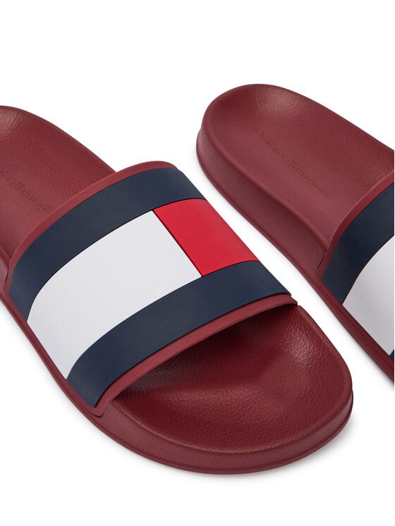 Tommy Hilfiger Šlepetės Tommy Hilfiger Core Hilfiger Flag Pool Slide FM0FM05798 Vyšninė