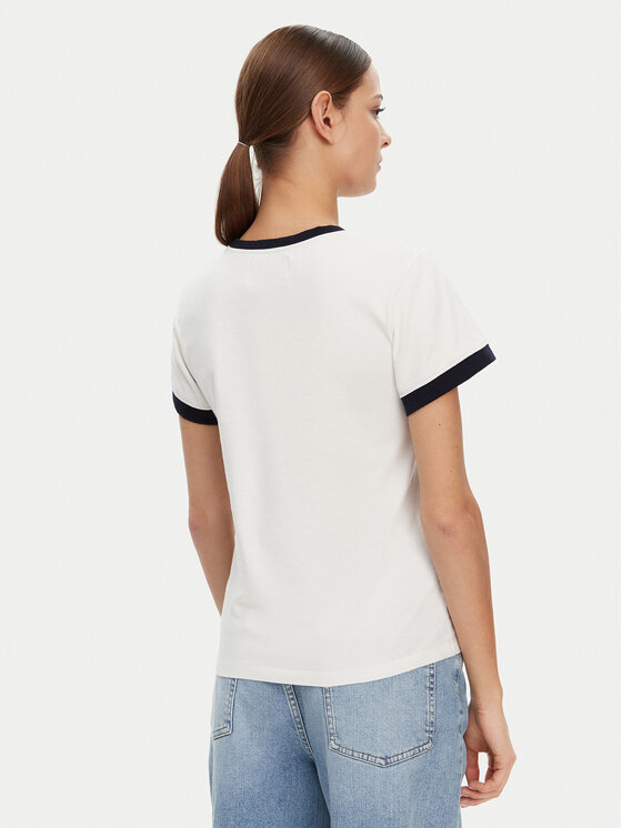 Golden Goose Golden Goose Majica GWP01846.P001489.11782 Bela Regular Fit