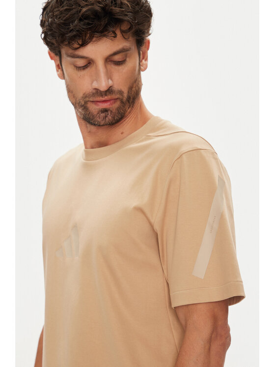 adidas adidas Футболка Z.N.E. JW4737 Бежевий Regular Fit