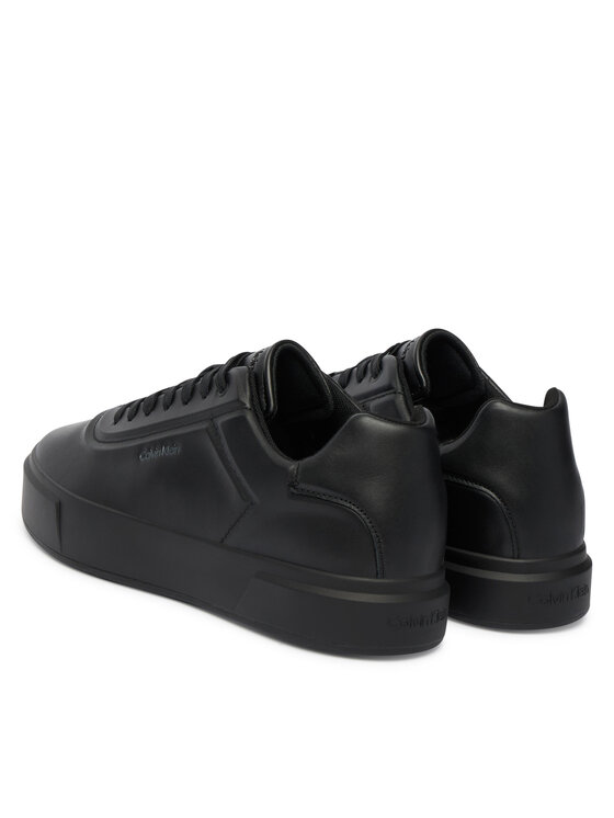 Calvin Klein Sneakersy Calvin Klein Basket Cups Oxf Lup Hf Lth YM0YM01452 Čierna