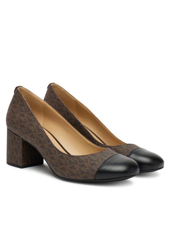 MICHAEL Michael Kors Lodičky MICHAEL Michael Kors Perla Flex 40T5PLMP1B Hnedá