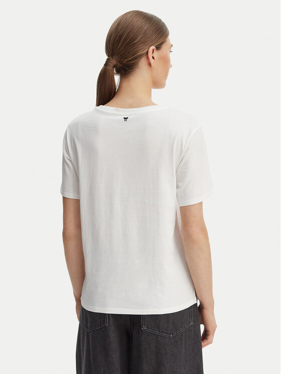 Weekend Max Mara Weekend Max Mara Camiseta Bora 2615971042 Blanco Regular Fit