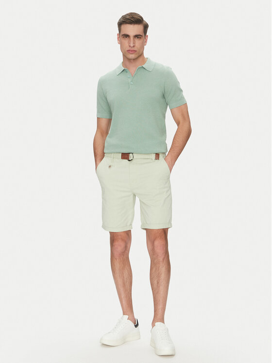 INDICODE INDICODE Поло Invorm 30-485 Зелений Regular Fit