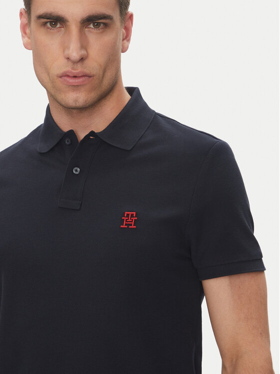 Tommy Hilfiger Tommy Hilfiger Polo majica MW0MW33167 Mornarsko modra Regular Fit
