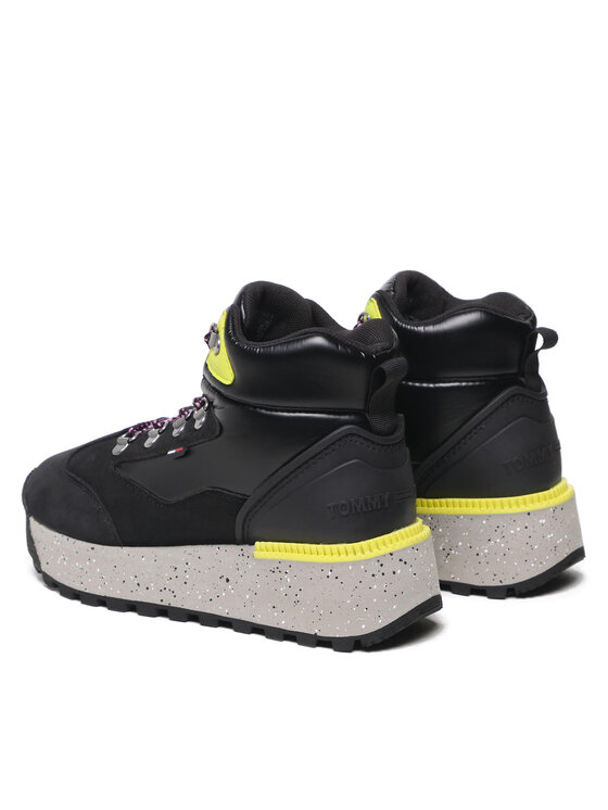 Tommy Jeans Sneakersy Tommy Jeans Hybrid Platform Boot EN0EN01589 Czarny