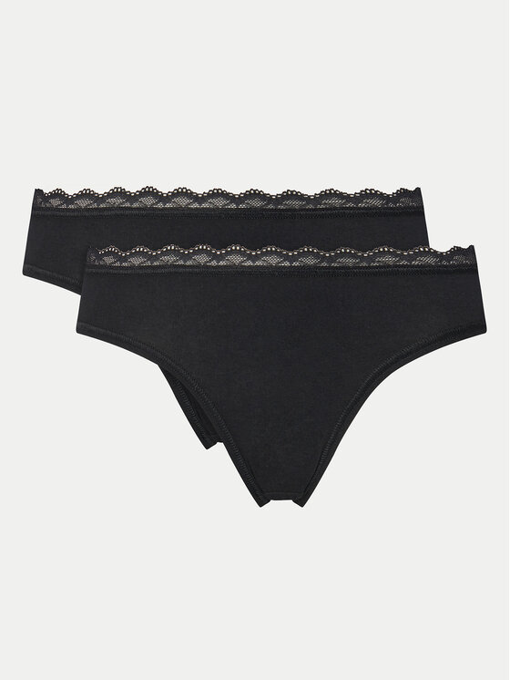 Triumph Triumph Fazonos bugyi szett Feel Of Cotton 10225045 Fekete