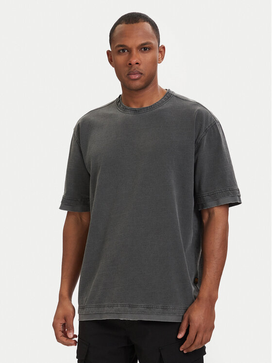 G-Star Raw G-Star Raw Camiseta Washed Distressed D28896-E401 Negro Relaxed Fit