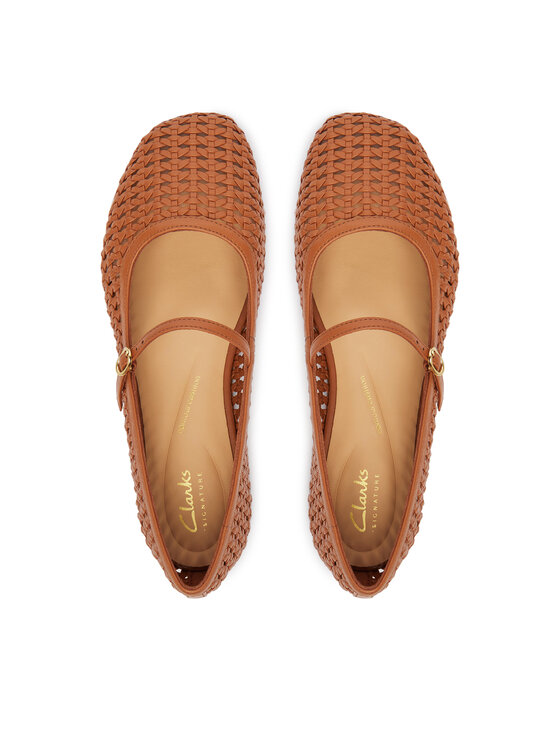 Clarks Μπαλαρίνες Clarks Livia Sky 26185980 Καφέ