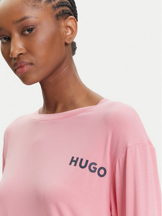 HUGO HUGO Pižamos marškinėliai Unite 50490706 Rožinė Relaxed Fit