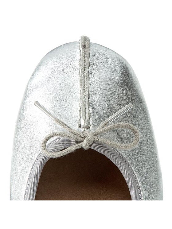Clarks Балеринки Clarks Freckle Ice 261140454 Сребрист