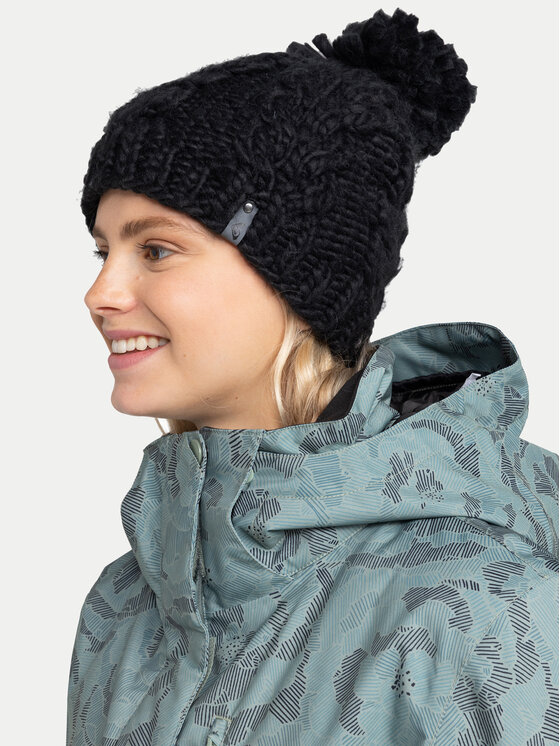 Roxy Шапкa Roxy ERJHA04160 Чорний