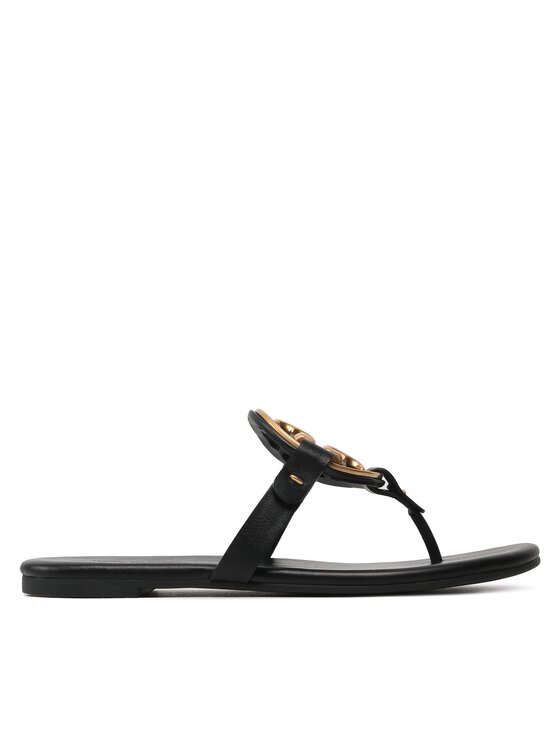 Tory Burch В'єтнамки Tory Burch Metal Miller 136593 Чорний