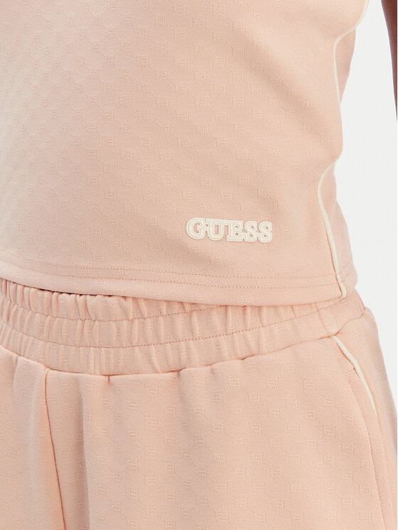 Guess Guess Top V6GP17 K3215 Naranja Regular Fit
