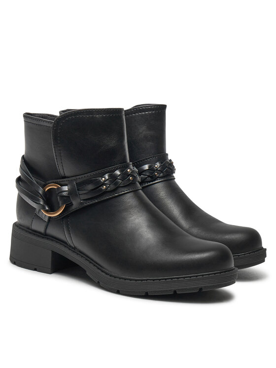 Clarks Ботильйони Clarks Hearth Kaylie 26179613 Чорний