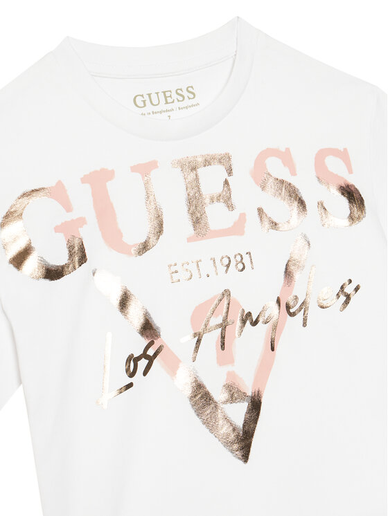 Guess Guess Camiseta J6GI27 K8HM4 Blanco Relaxed Fit