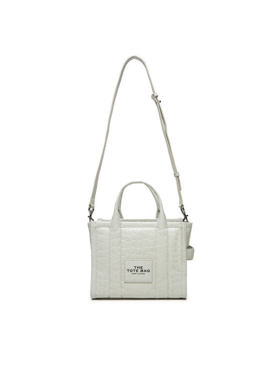 Marc Jacobs Rankinė Marc Jacobs The Croc Embossed Tote Bag H022L01RE22 Écru