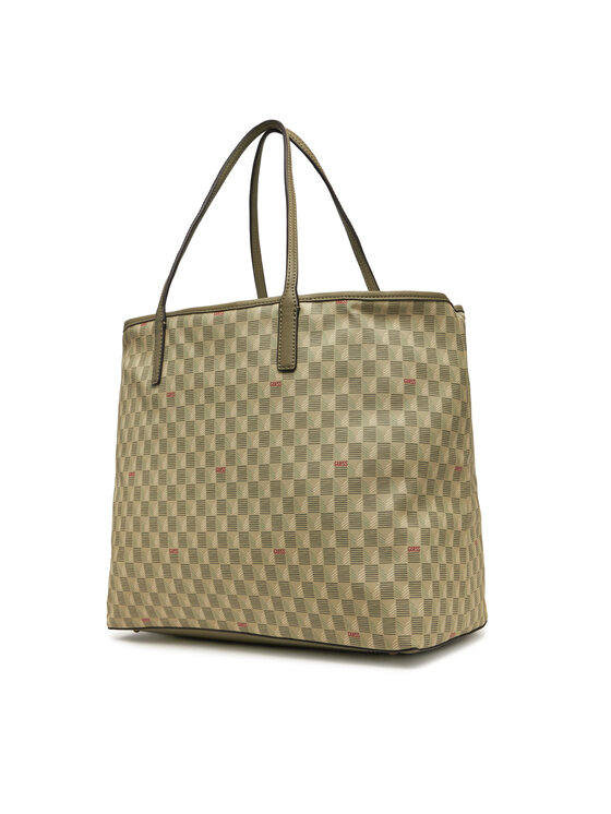 GUESS Borsa Shopper Donna HWJT93 44290 In Pelle Sintetica Nera - 2 In 1 Con Pochette