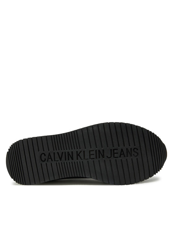 Calvin Klein Jeans Zapatillas Calvin Klein Jeans Runner Laceup Low Mg Media YW0YW01644 Negro