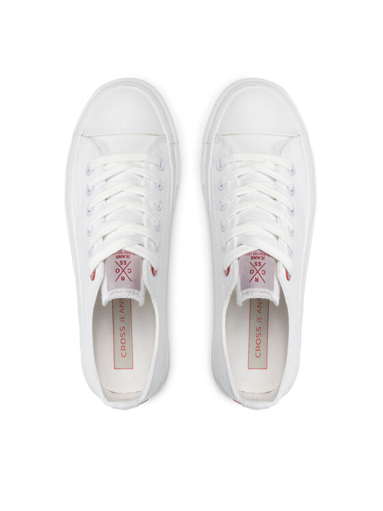 Cross Jeans Trampki Cross Jeans JJ2R4017C Biały