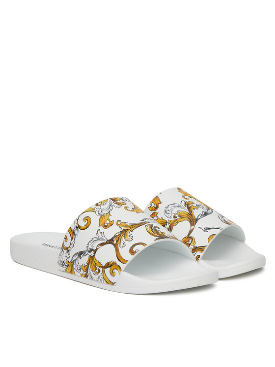 Versace Jeans Couture Шльопанці Versace Jeans Couture 78YA3SQ4 Білий