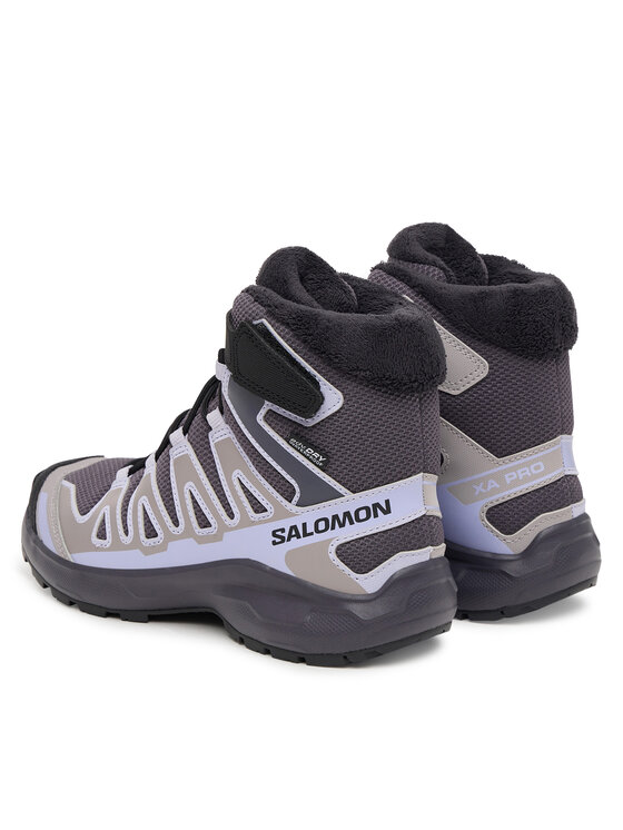 Salomon Трекінгові черевики Salomon XA PRO WINTER WP J L45408400 Світло-сірий