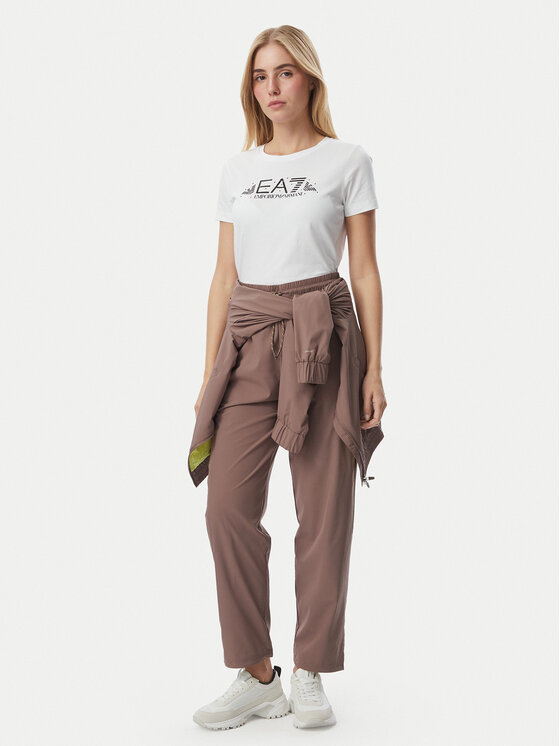 EA7 Emporio Armani EA7 Emporio Armani Camiseta 7W001445 AF10373 U0002 Blanco Regular Fit