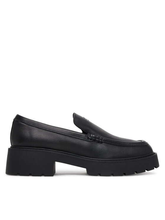 Calvin Klein Jeans Čevlji brez vezalk Calvin Klein Jeans Chunky Cupsole Ru Patch Lth YW0YW01862 Črna