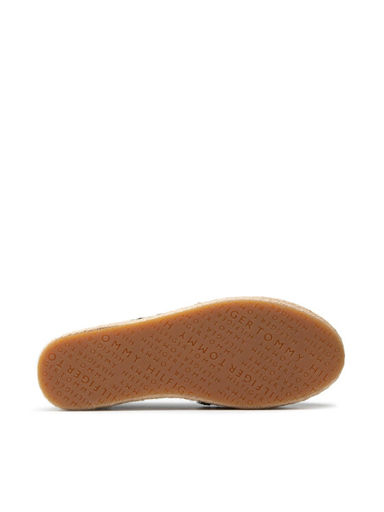 Tommy Hilfiger Espadrilles Tommy Hilfiger Th Mesh Flatform Espadrille FW0FW05789 Fekete